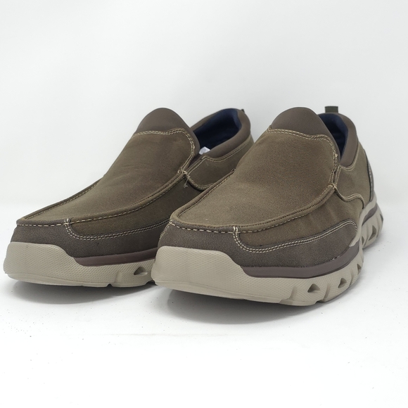 Other - New Dockers Coban Black Faux Leather Slip-On Loafers Memory Foam 10.5M